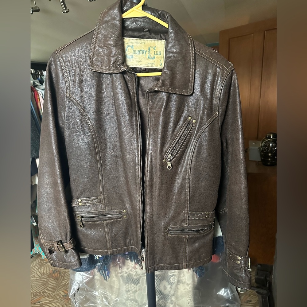 Vintage Lloyd Elliot’s Country Club leather Jacket